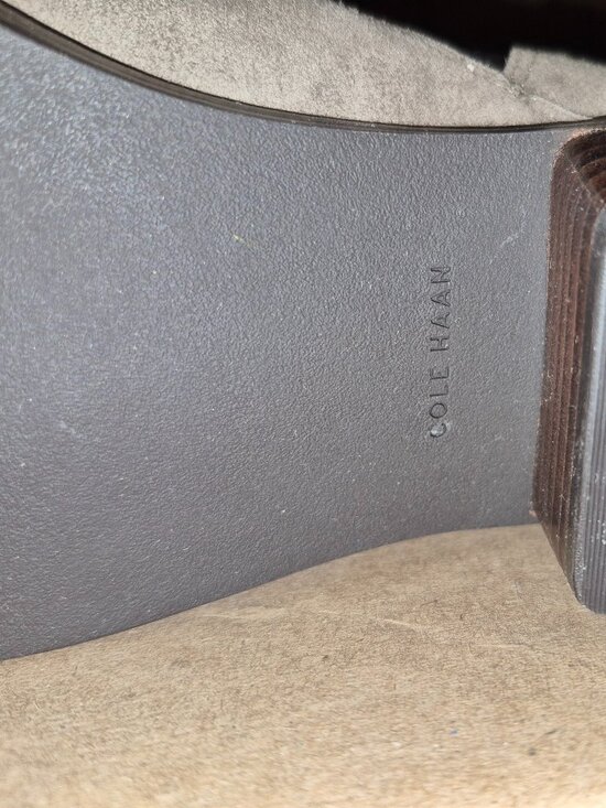 NWB COLE HAAN Osteen Suede Bootie, Brown, sz9 - Picture 6 of 8